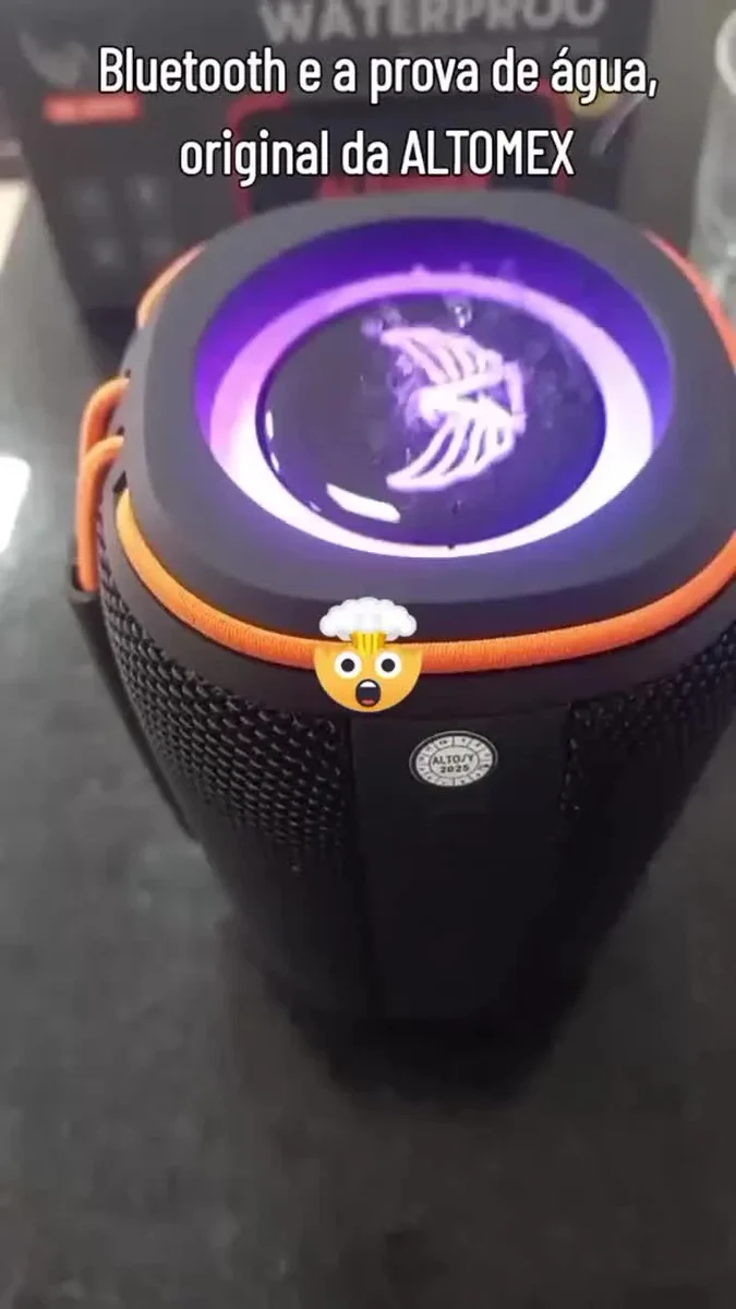 Caixa de Som Bluetooth Portátil 15 W IPX6 Preta, foto 2