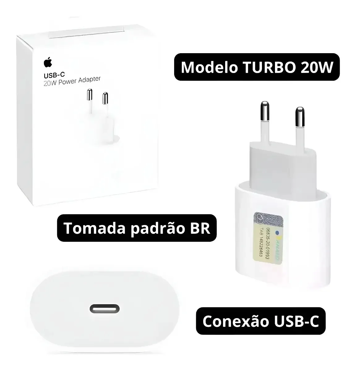 Carregador Apple 20W USB-C Original, foto 2